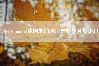 绥化我国的消防日是多少月多少日