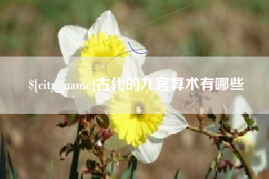 绥化古代的九宫算术有哪些
