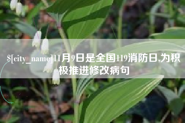 绥化11月9日是全国119消防日,为积极推进修改病句