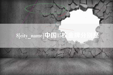 绥化中国15枚金牌分别是