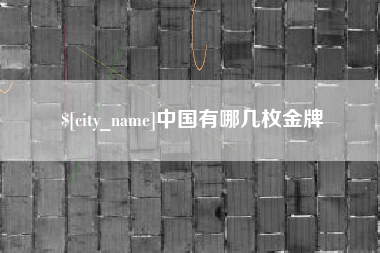 绥化中国有哪几枚金牌
