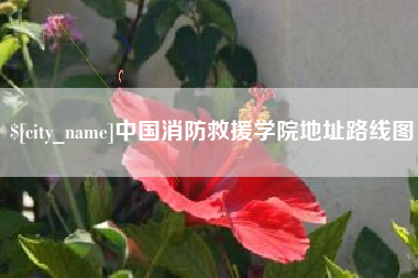 绥化中国消防救援学院地址路线图