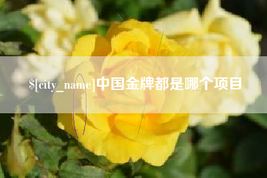 绥化中国金牌都是哪个项目