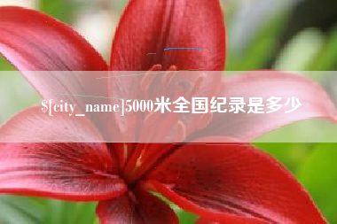 绥化5000米全国纪录是多少