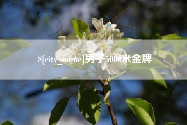 绥化男子5000米金牌
