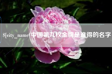 绥化中国第九枚金牌是谁得的名字
