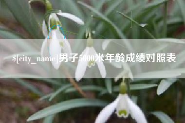 绥化男子5000米年龄成绩对照表