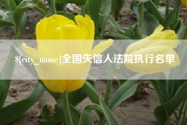 绥化全国失信人法院执行名单