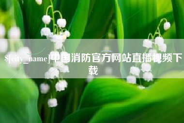 绥化中国消防官方网站直播视频下载