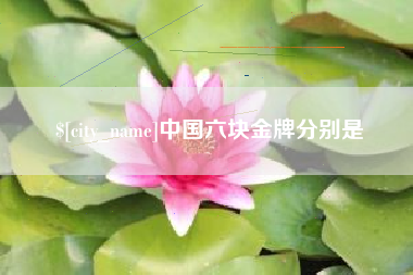 绥化中国六块金牌分别是