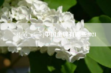 绥化中国金牌有哪些2021